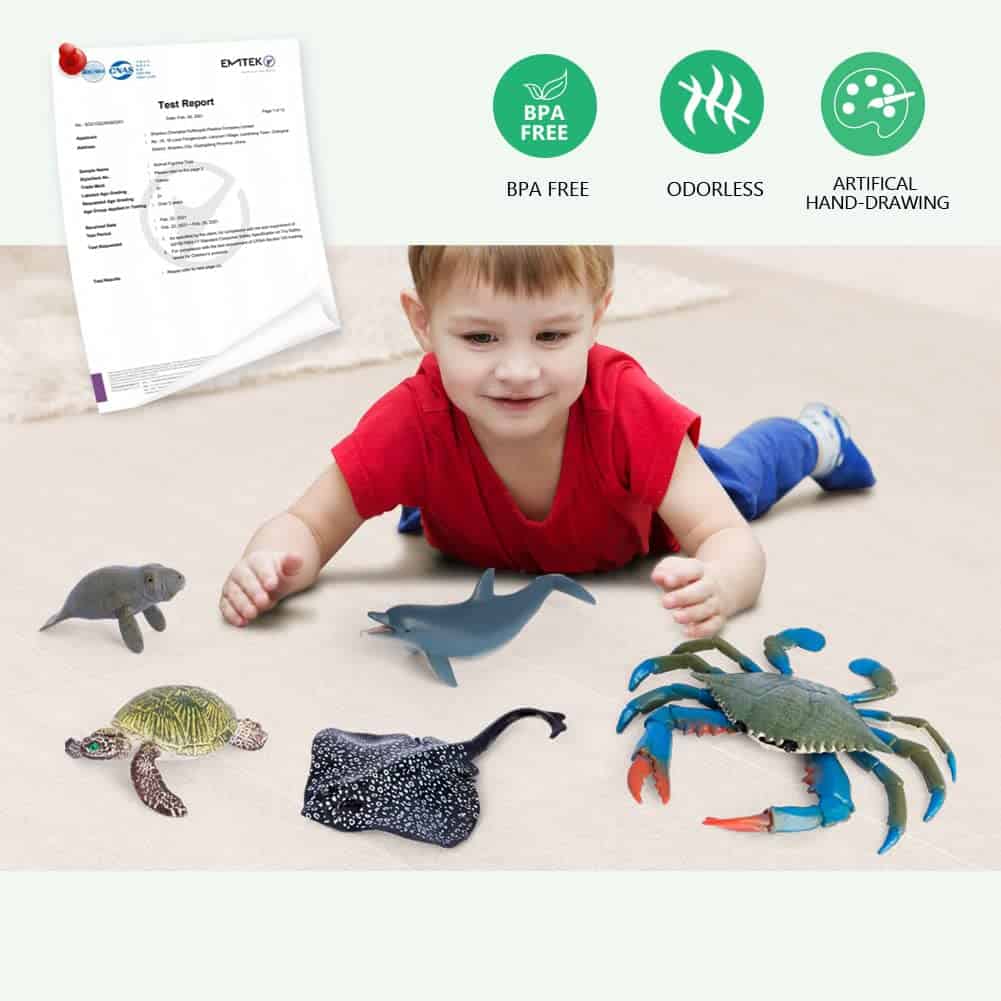 Figuras de Juguetes de Criaturas Marinas Volnau 13PCS - Imagen 4