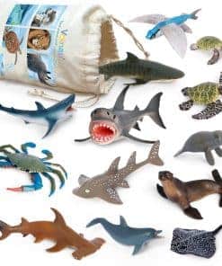 Figuras de Juguetes de Criaturas Marinas Volnau 13PCS