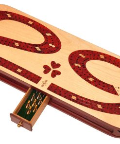 Juego de Tablero de Cribbage de 3 Pistas de PALM ROYAL