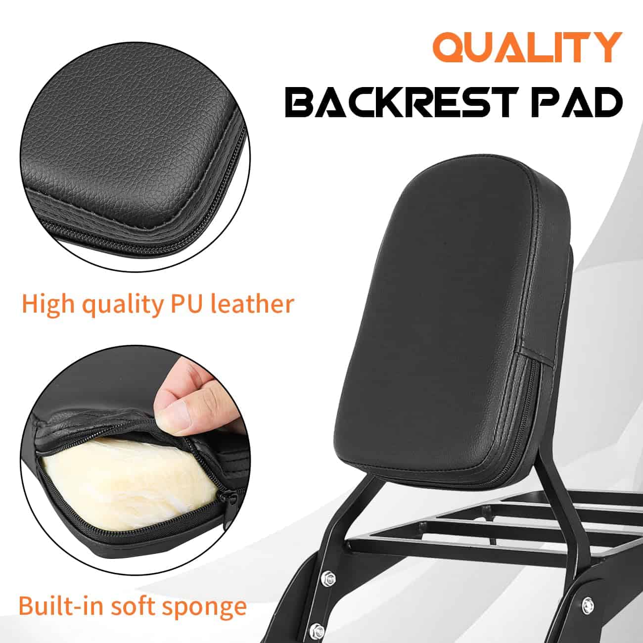 AUFER Respaldo Desmontable con Parrilla y Almohadilla para - Imagen 6