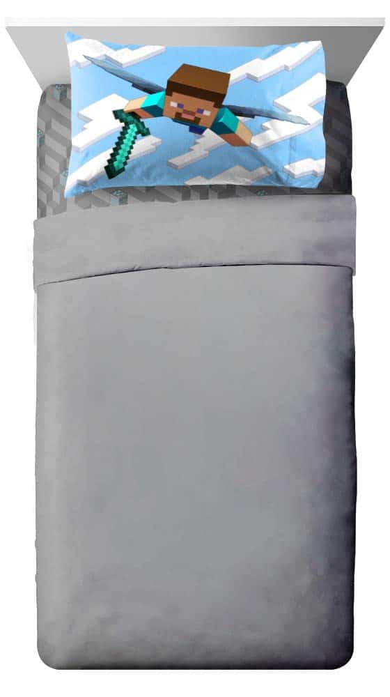 Jay Franco Minecraft Juego de Cama Individual de Día 5 - Imagen 4