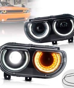 Faros LED del proyector VLAND para Dodge Challenger 3ra