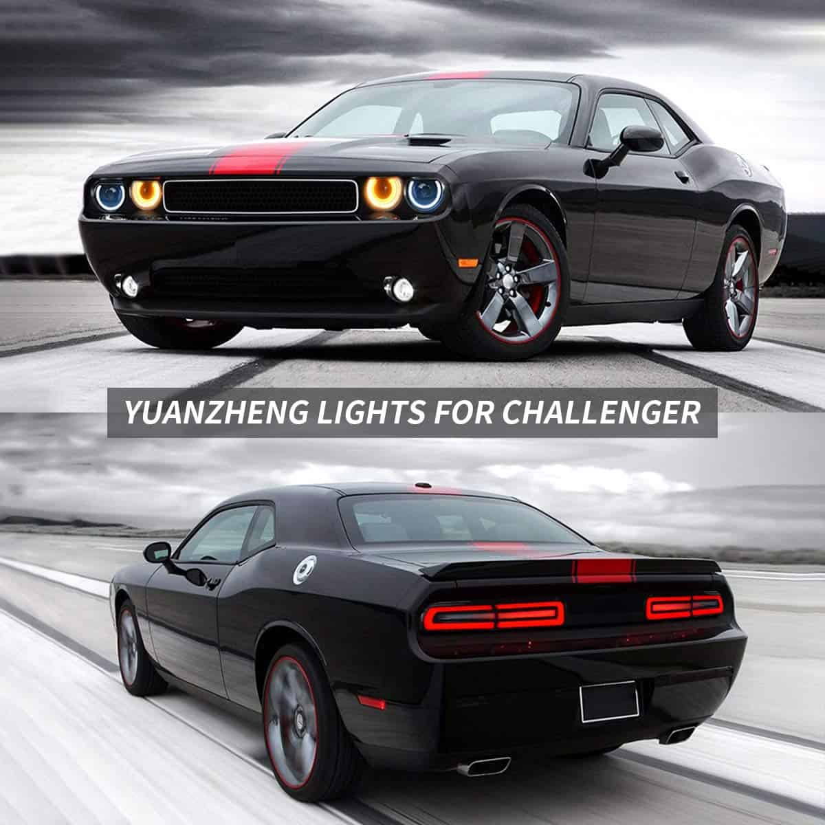 Faros LED del proyector VLAND para Dodge Challenger 3ra - Imagen 10