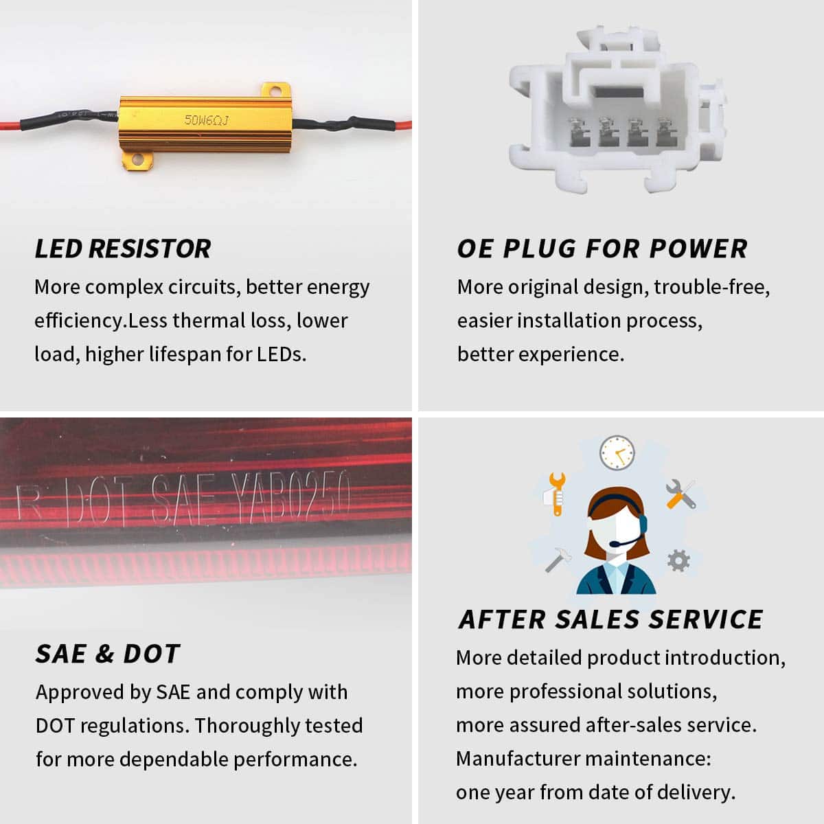 Juegos completos de luces traseras LED VLAND para [Honda - Imagen 8