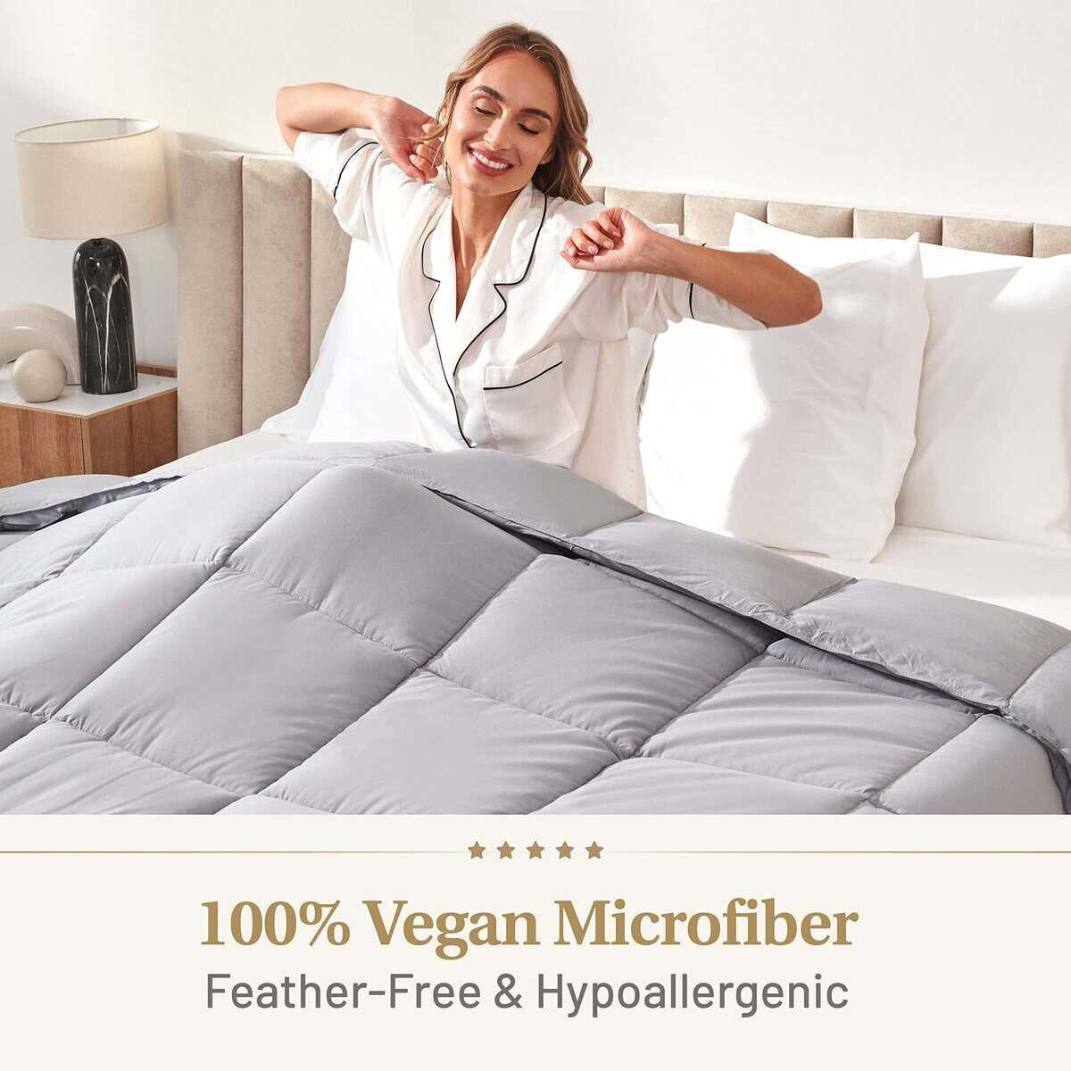 Duvet Insert Gemela Lavish Comforts� � Edredón Esponjoso - Imagen 3