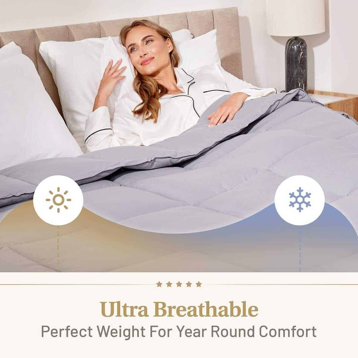 Duvet Insert Gemela Lavish Comforts� � Edredón Esponjoso - Imagen 5