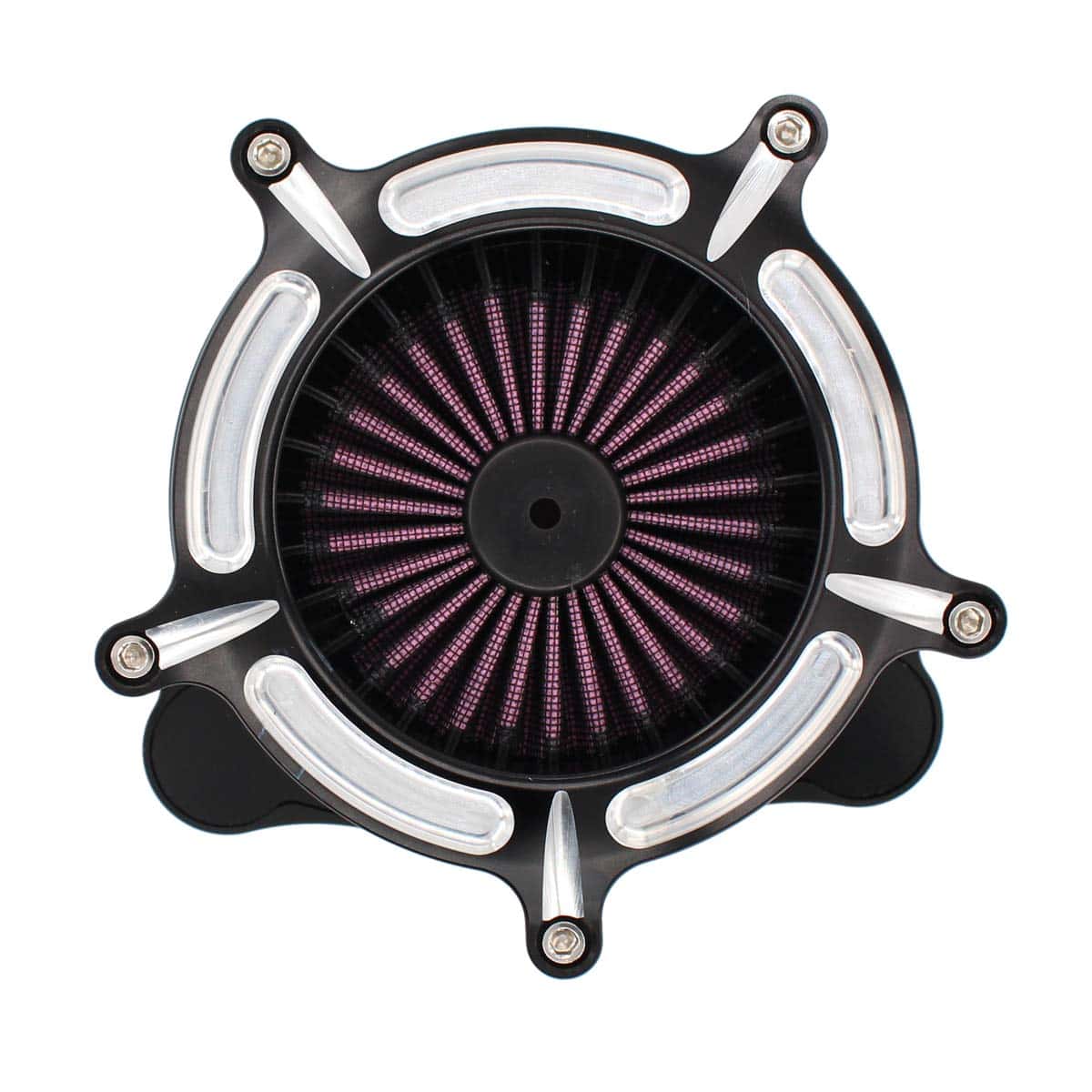 Filtro de Toma de Aire Turbina para Harley Touring Street - Imagen 5