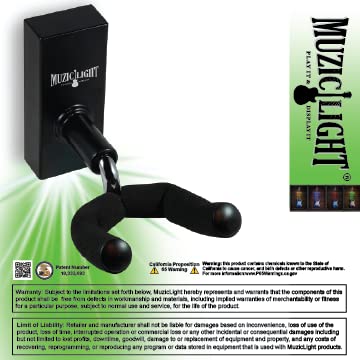 Soporte de pared para guitarra MuzicLight Light Up Wide - Imagen 8