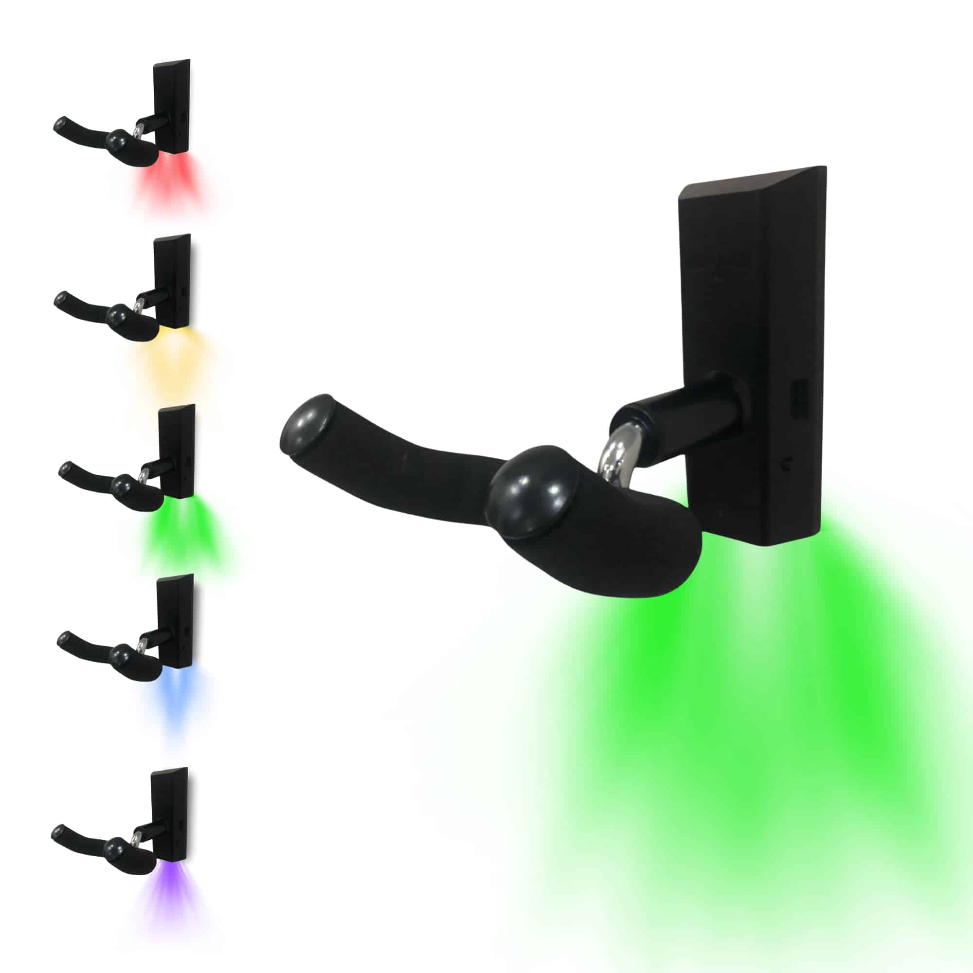 Soporte de pared para guitarra MuzicLight Light Up Wide