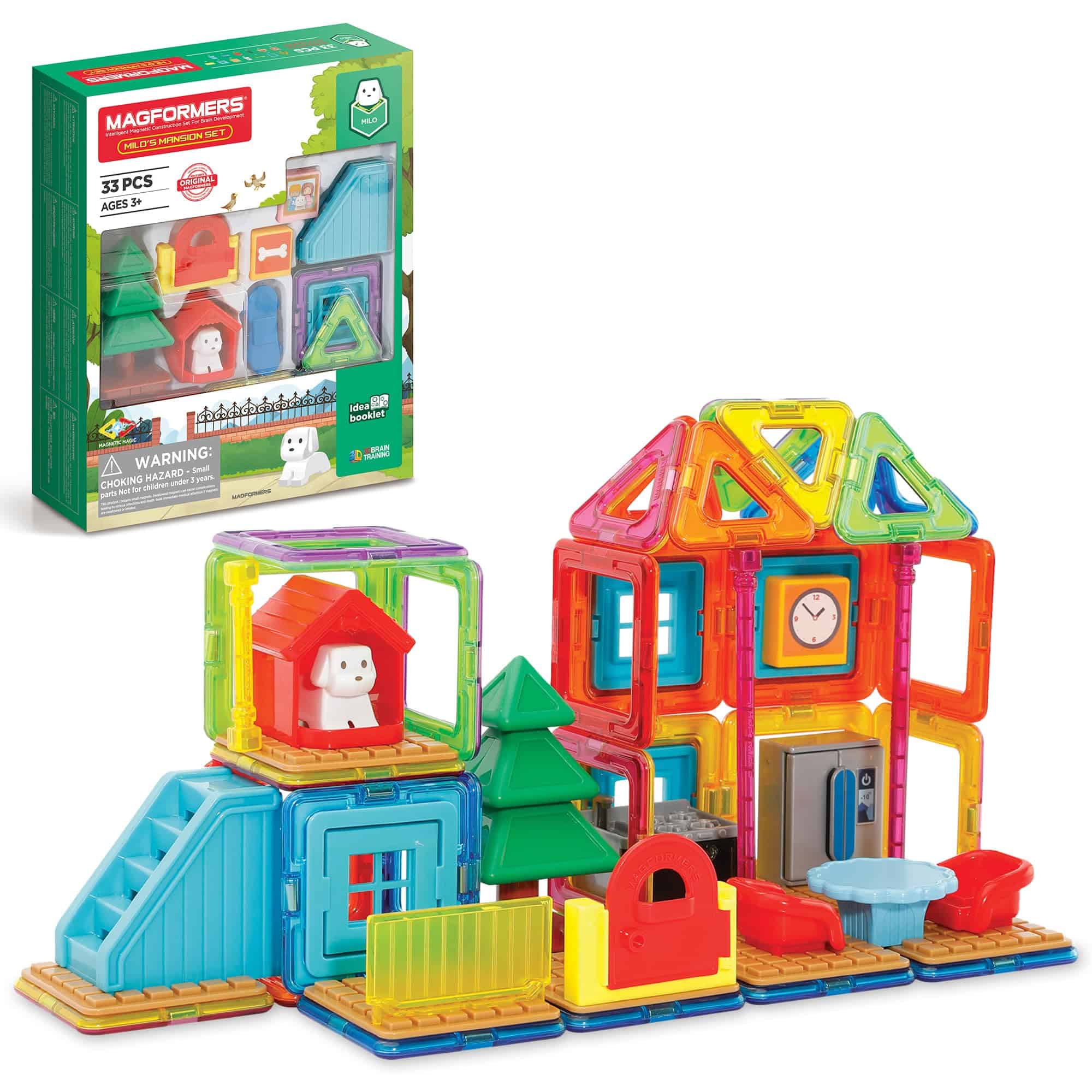 Set MAGFORMERS Milo's Mansion, Colores del Arco Iris,
