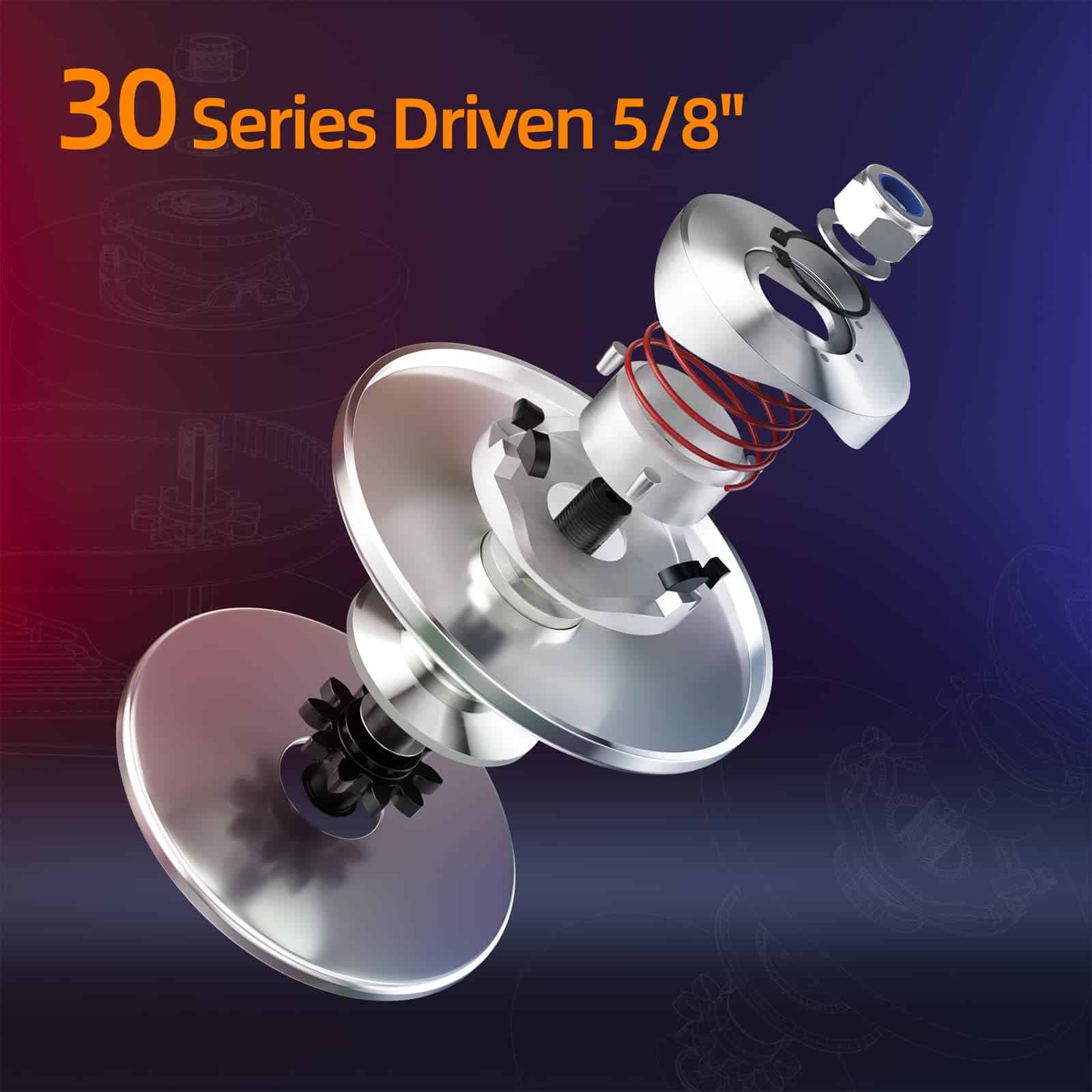 Kit de Convertidor de Torque 212CC Go Kart 30 Serie 6.5 HP - Imagen 8