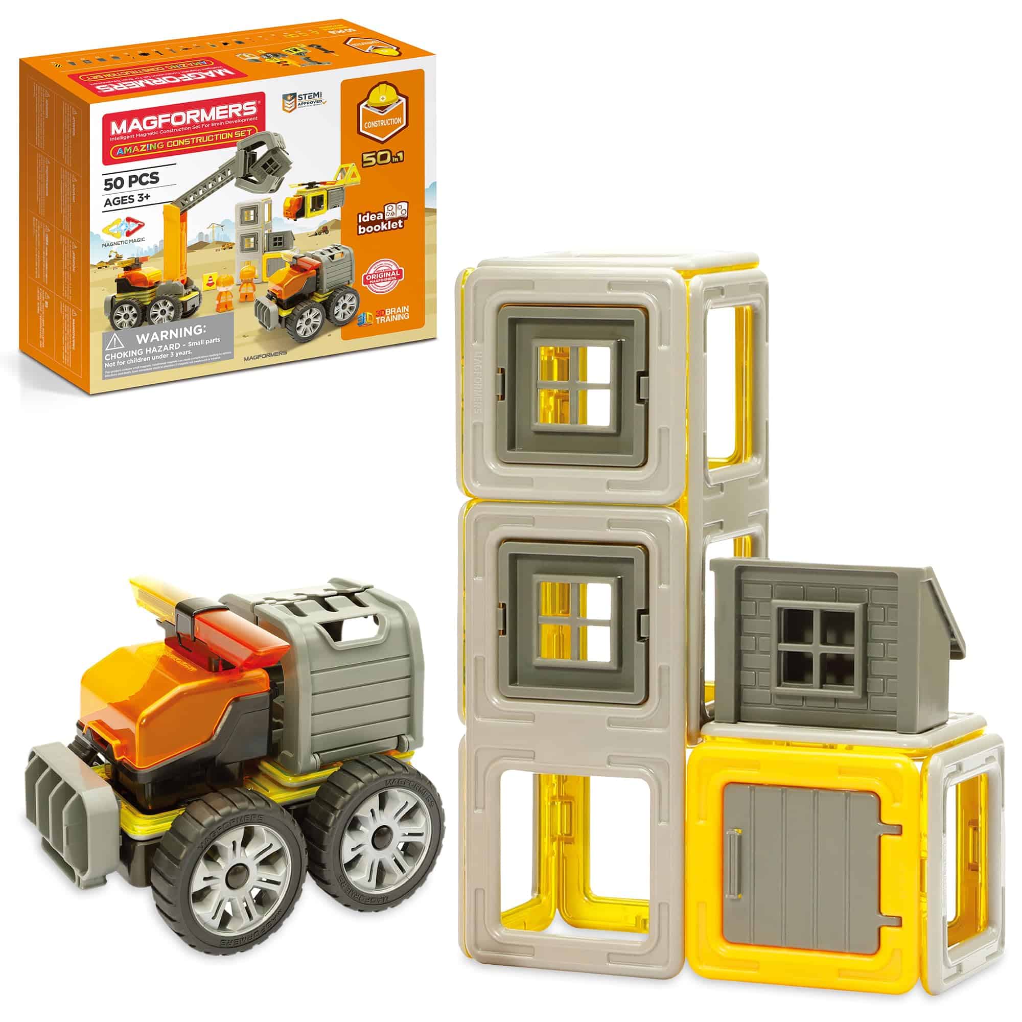 Set de Construcción Increíble Magformers 50 Piezas -