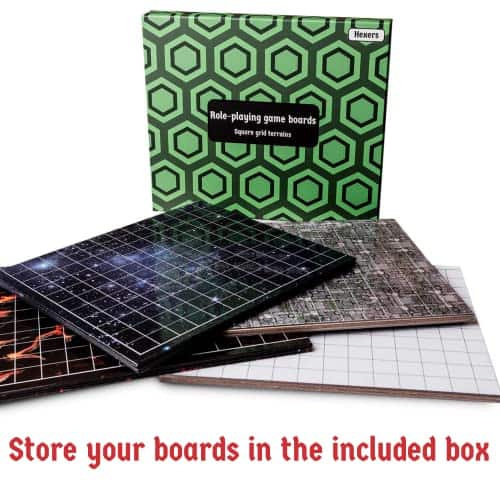 Tablero de Juego de Rol Hexers, Terrenos con Cuadrícula - Imagen 3