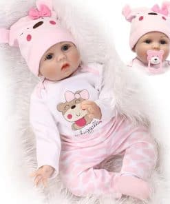 Muñeca de bebé renacida niña realista de tamaño de recién