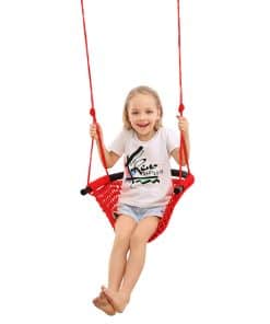 Asiento de Columpio para Niños con Cuerda Resistente para