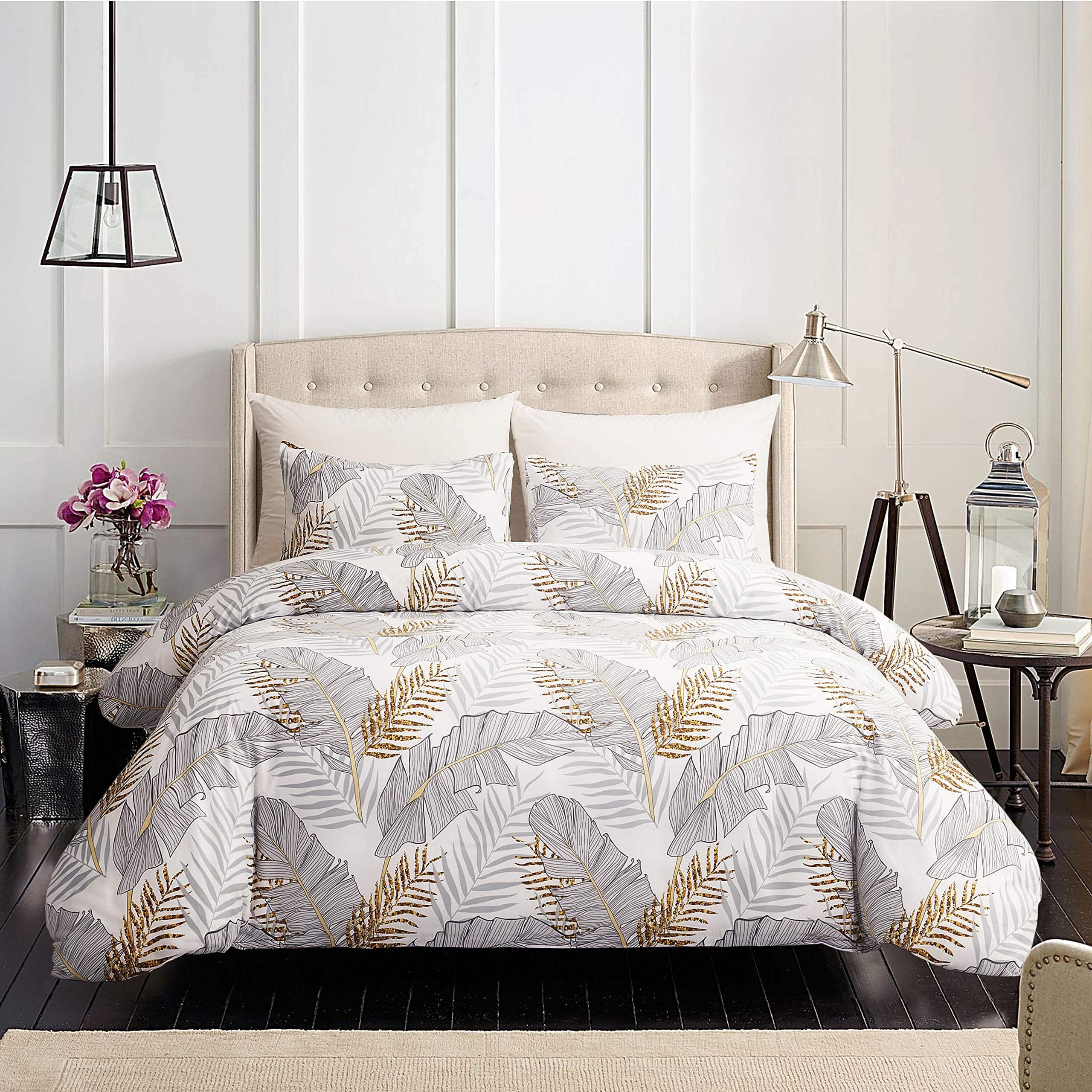 SET DE FUNDA DE EDREDÓN GETIANN Suave Juego de Cama King - Imagen 8