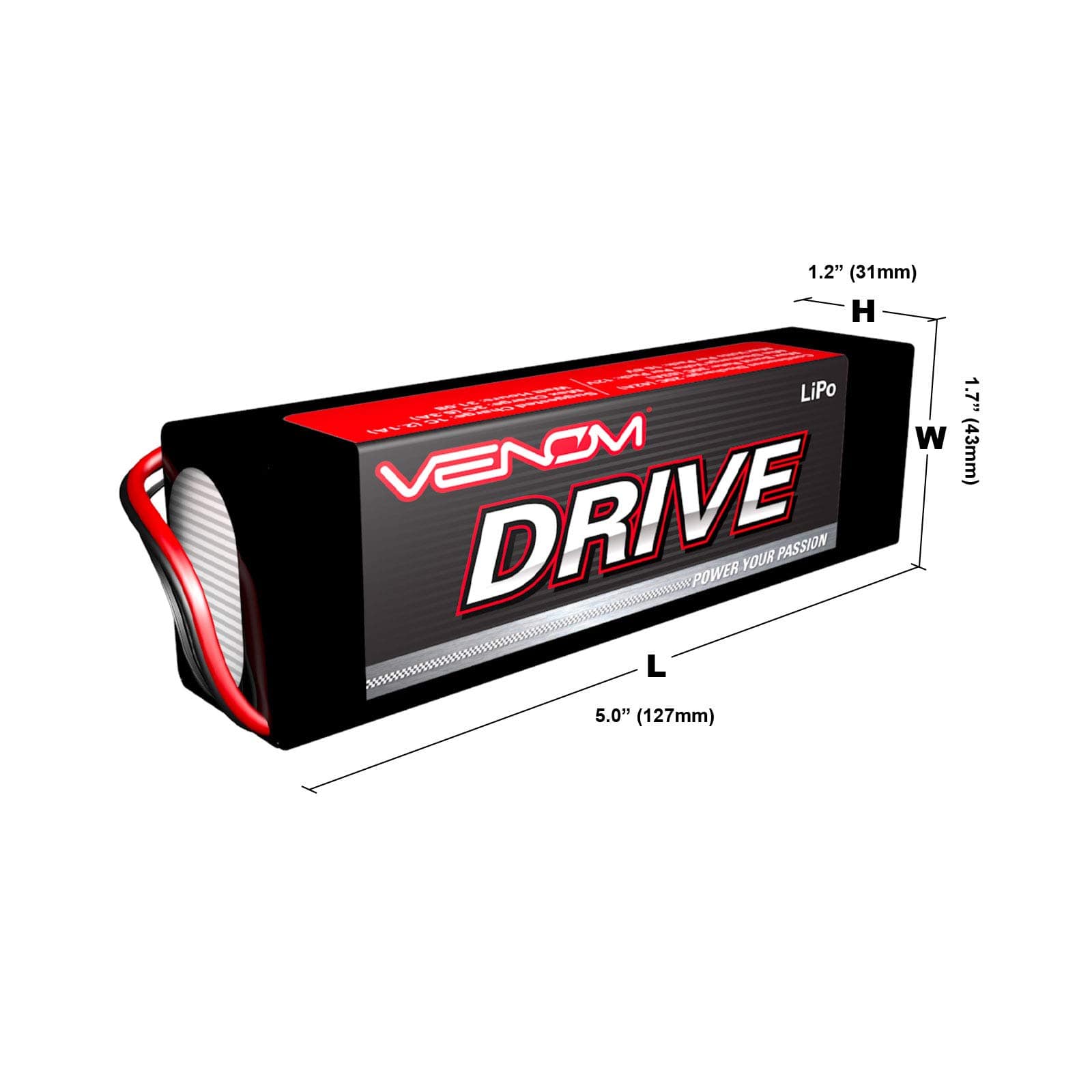 Batería de Grafeno Venom Power Drive Series 50C 3S 5000mAh - Imagen 3
