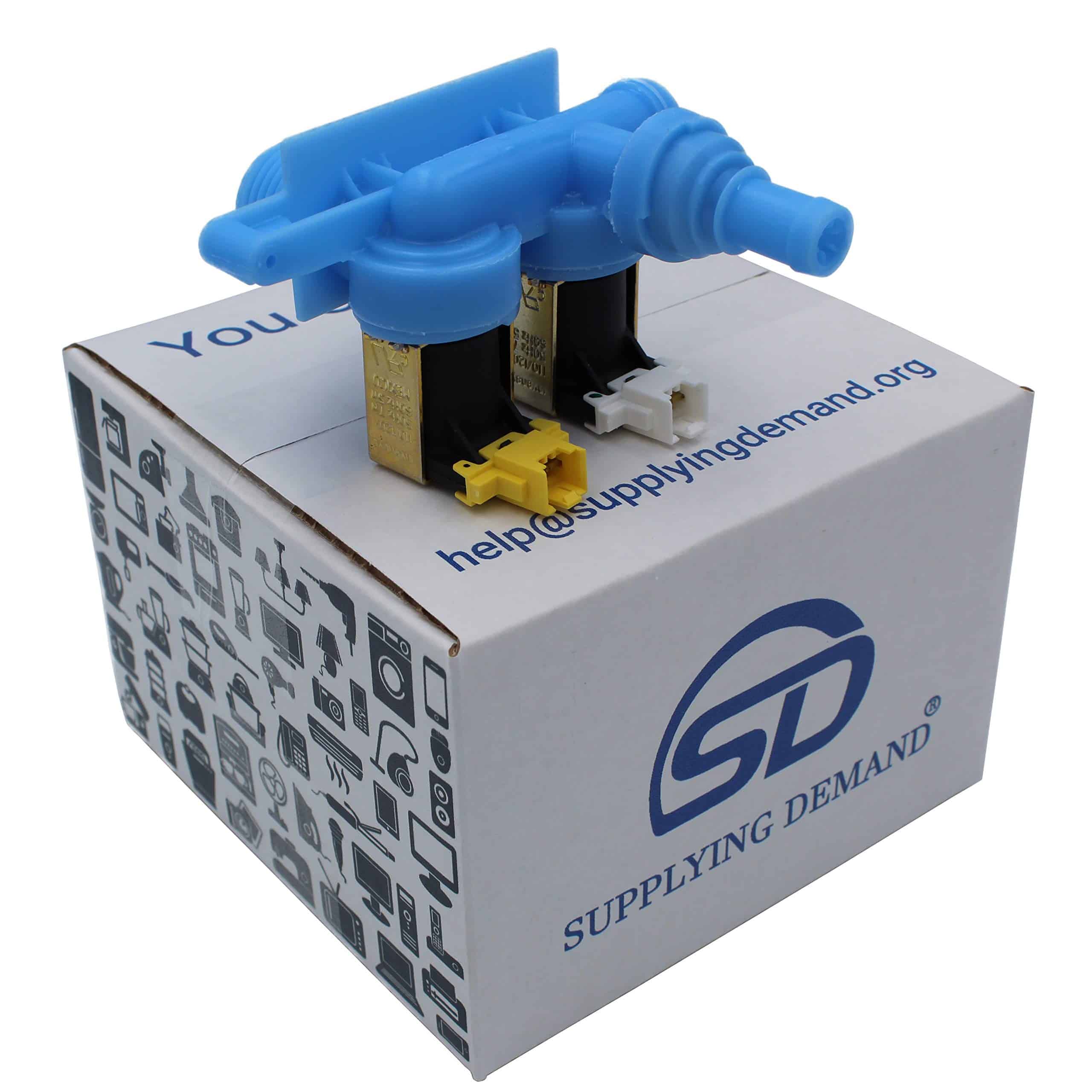 Válvula de entrada de agua doble para lavadora 8540751 - Imagen 6