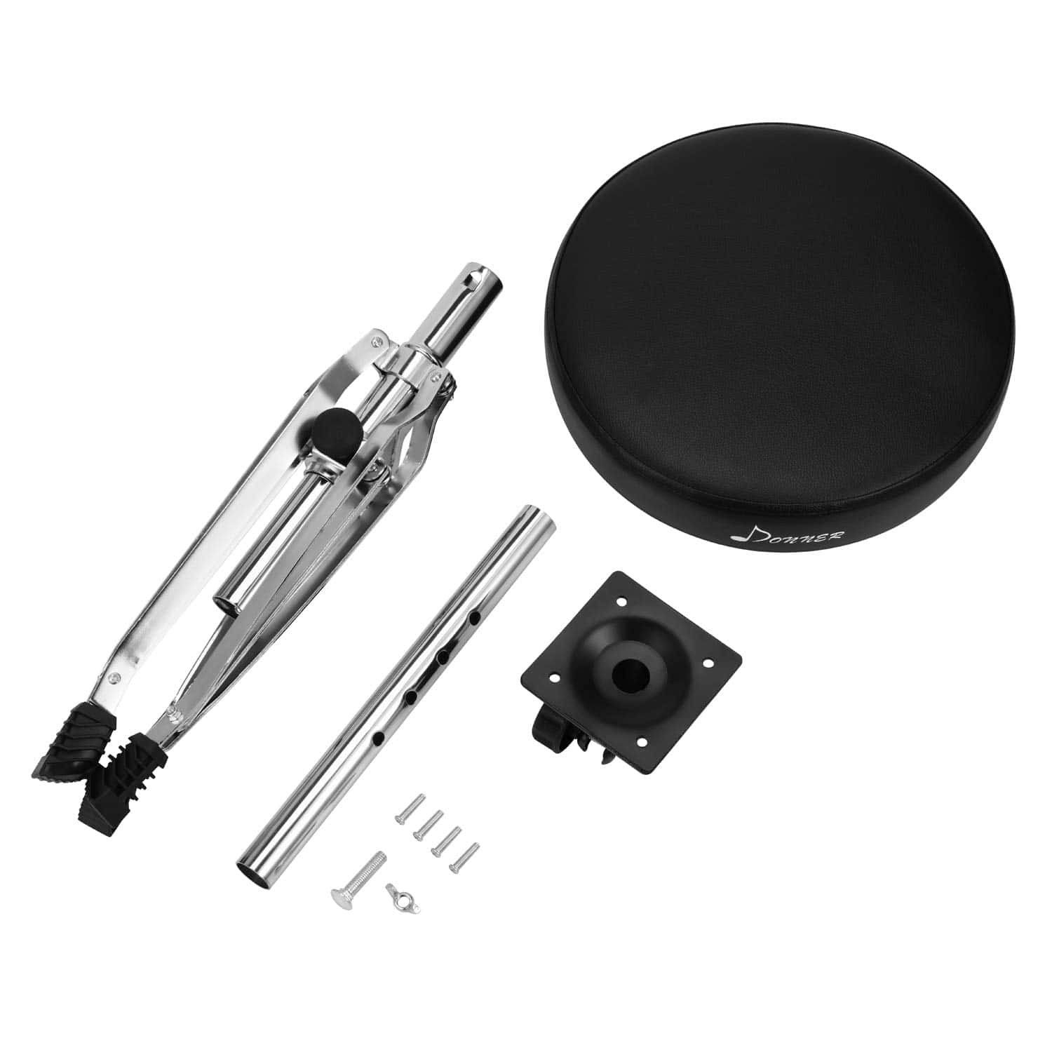 Set de banqueta de tambor Donner, asiento acolchado - Imagen 10