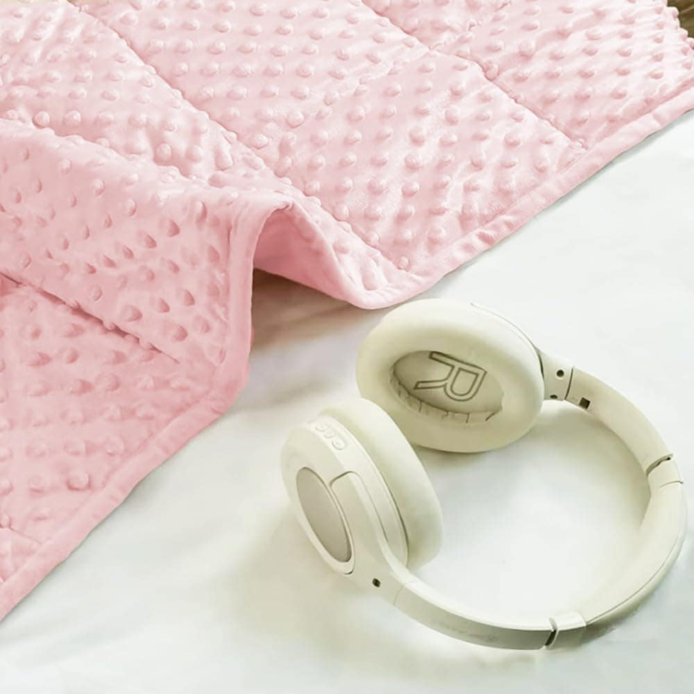 ALANSMA Manta Ponderada Reversible para Todas las -Rosa - Imagen 7