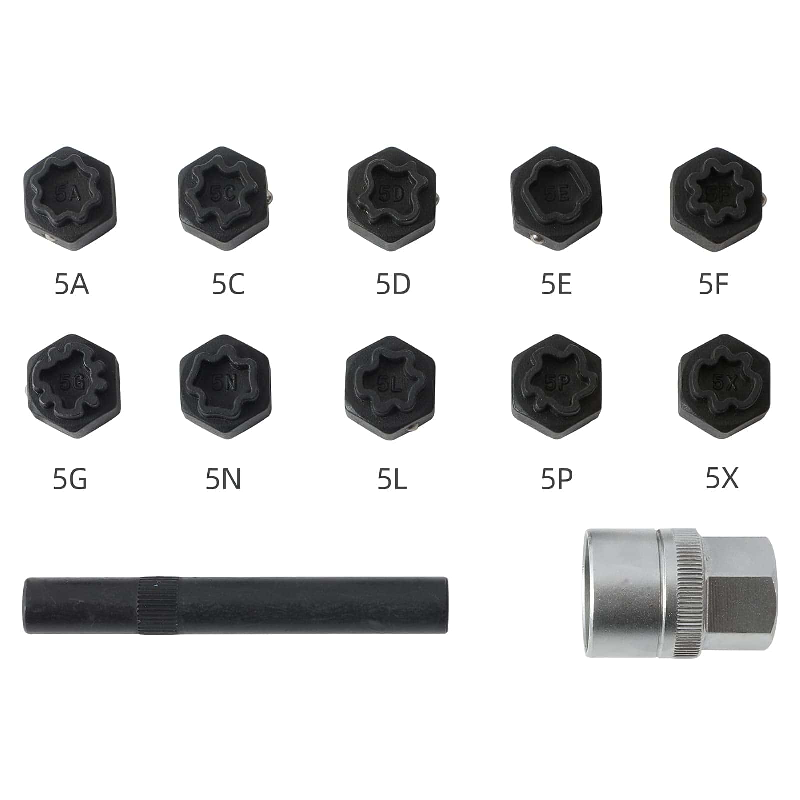 BELEY 12pcs Juego de 12 Tuercas de Bloqueo de Rueda para - Imagen 3