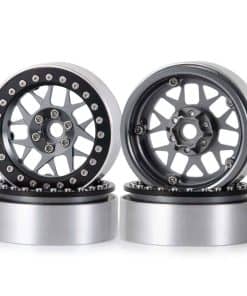 RCLIONS 4pcs Ruedas de Bloqueo de Talón de Aluminio de 2.2