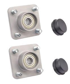 Ensamblaje del Cubo de Rueda Delantera para Carro de Golf