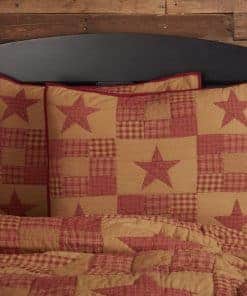 VHC Brands Ninepatch Star Decoración de Dormitorio