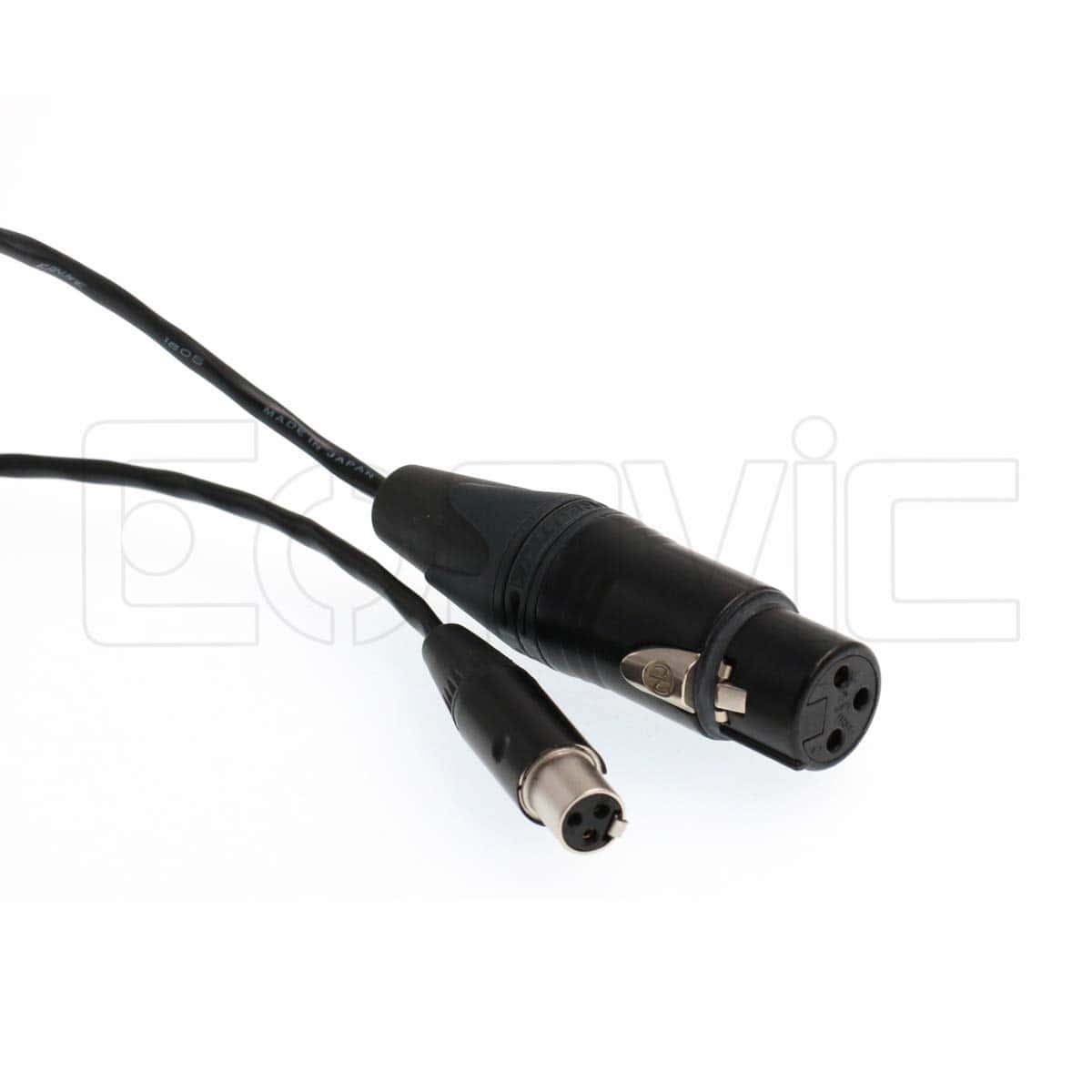 Cable de audio Eonvic hembra XLR 3pin a TA3F mini 3XLR - Imagen 3