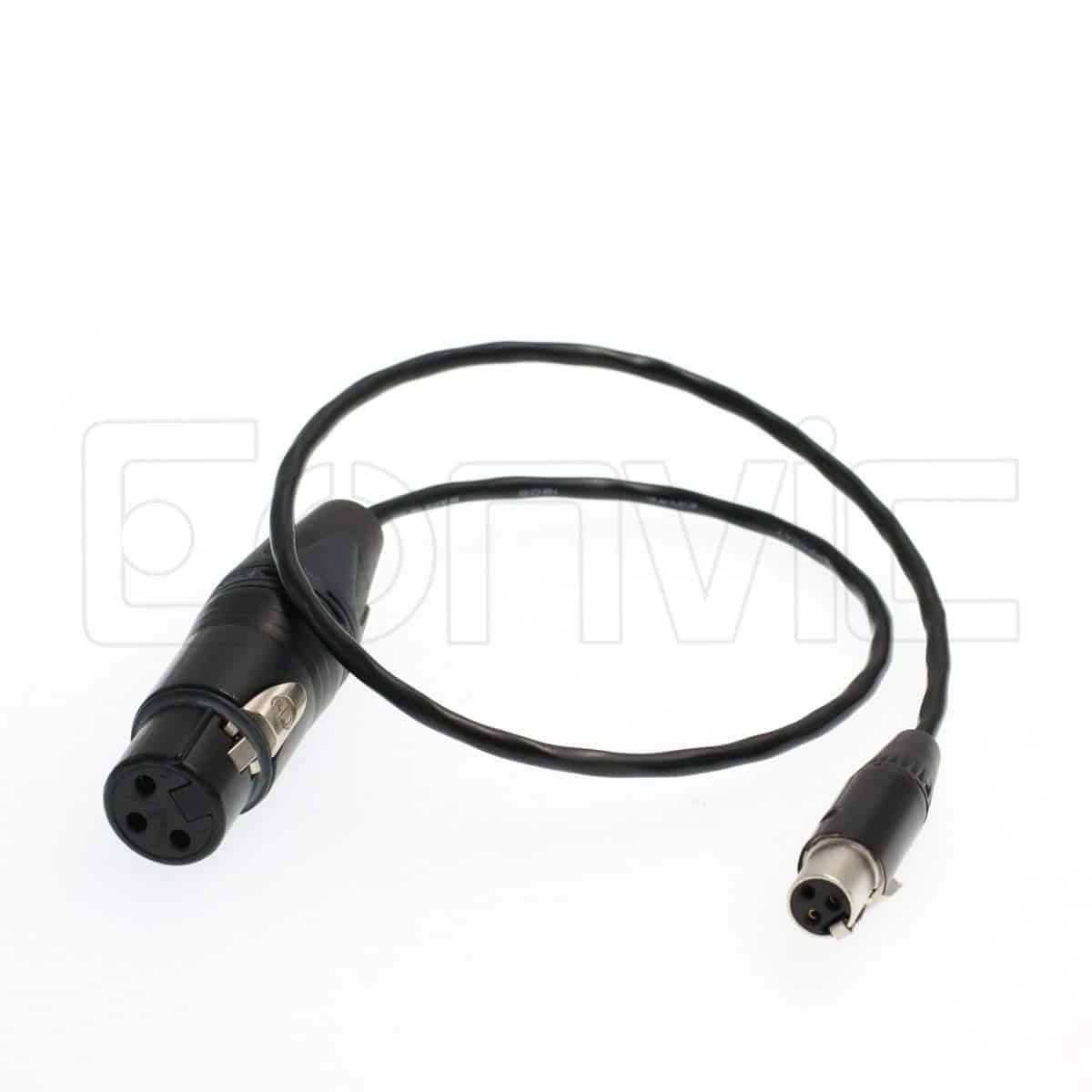 Cable de audio Eonvic hembra XLR 3pin a TA3F mini 3XLR - Imagen 4