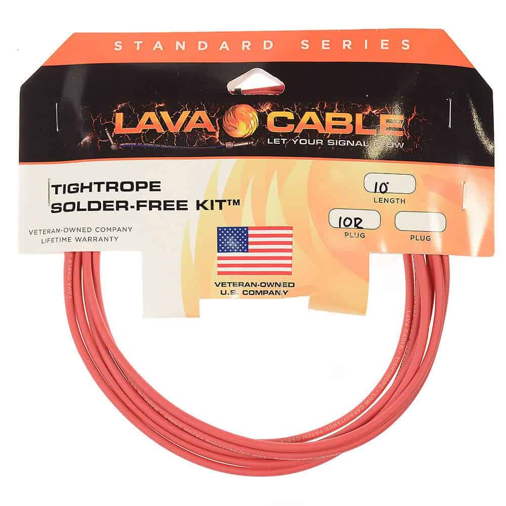 Kit de Cable para Pedalera Lava Tightrope, 10 Pies Rojo