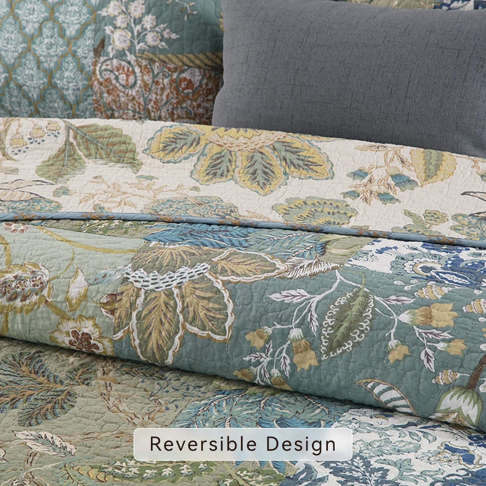 Colcha de Retazos Queen Size YAYIDAY - Colcha de Algodón - Imagen 7