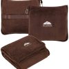 Manta de viaje suave BlueHills Premium con almohada Bolsa