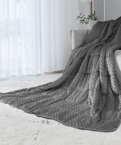 Manta ponderada reversible ALANSMA para todas las -Gris