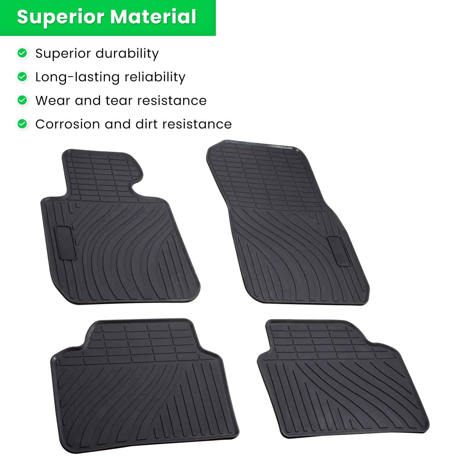 Tapetes para Piso BMW Series 3/4 F30 F31 F32 F33 F36 320i - Imagen 3