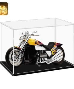 LANSCOERY Caja de Exhibición de Acrílico Transparente,