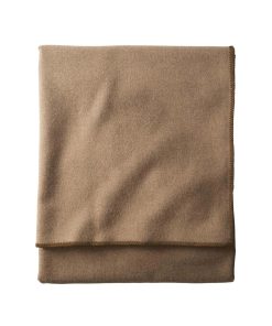 Manta de lana lavable Eco-Wise de PENDLETON, color Camel