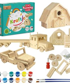 Kit de Construcción de Carpintería Kraftic -a Pájaros