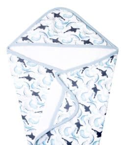 Toalla con capucha para bebé Copper Pearl Premium de punto