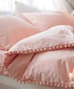 Juego de Funda de Edredón con Borlas TanNicoor - Juego de