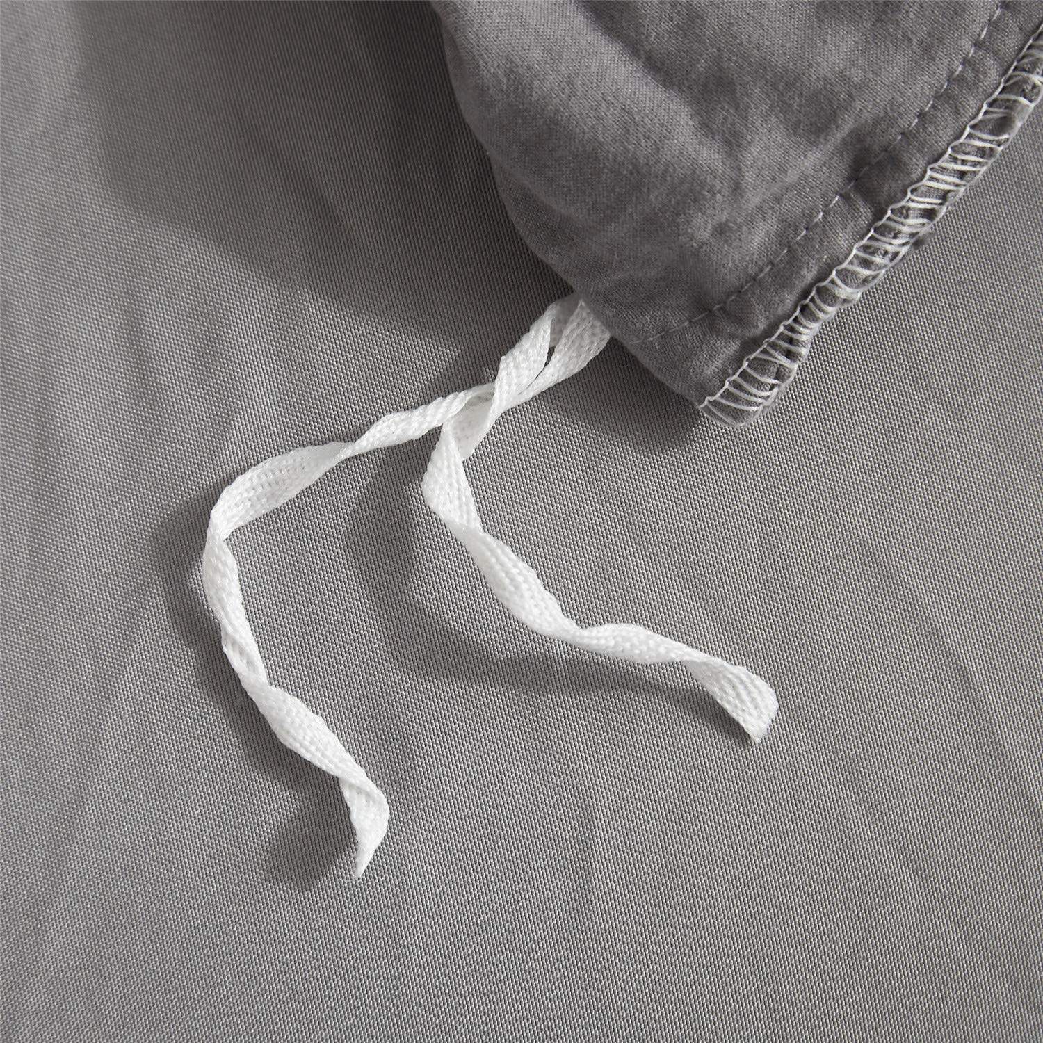 Juego de Funda de Edredón con Borlas Pom Fringe de 2 Piezas - Imagen 7