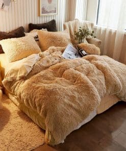 XeGe Plush Shaggy Duvet Cover, Luxury Ultra Soft Crystal