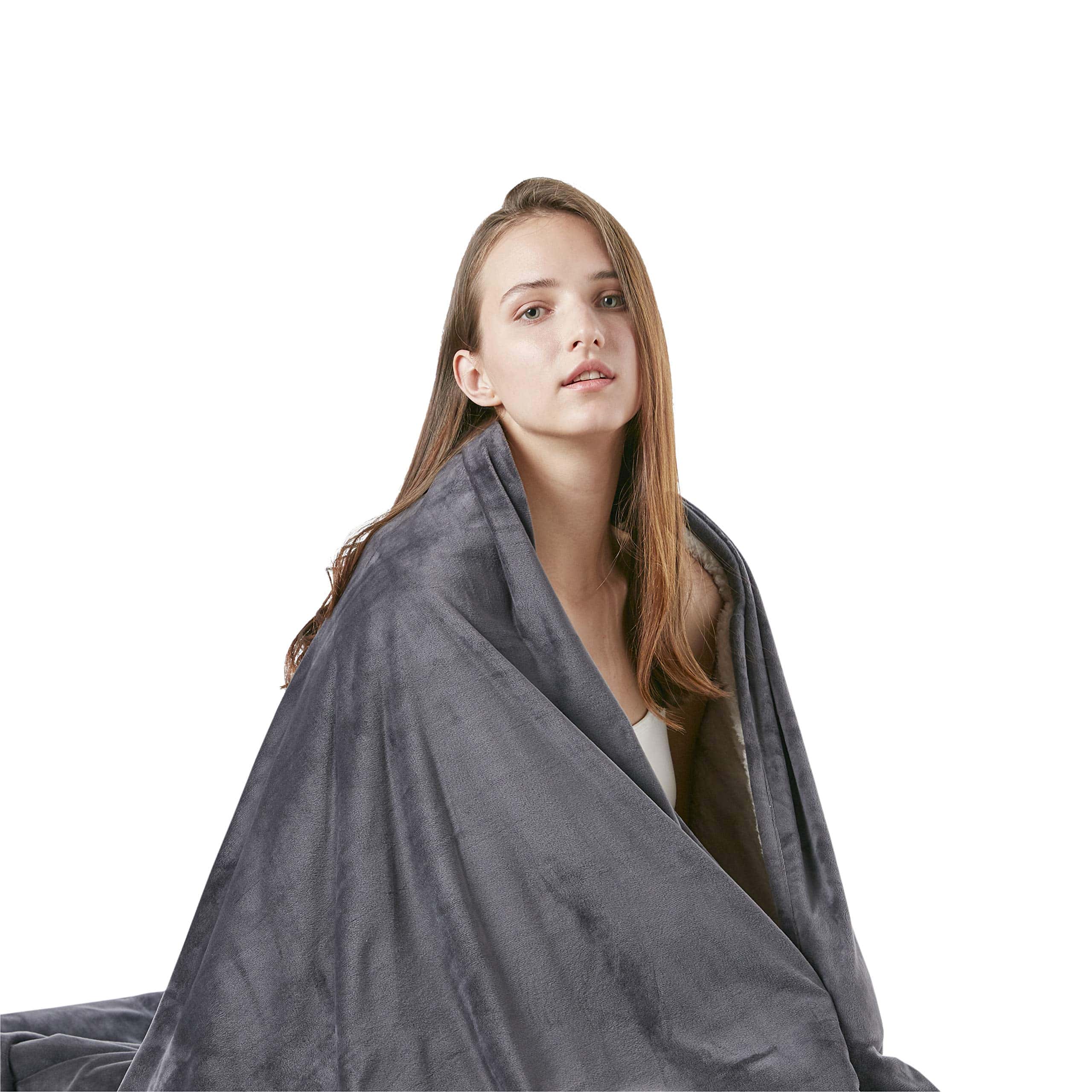 Mantas Pesadas de Sherpa suave de Degrees of Comfort de 10 - Imagen 3