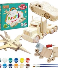 Kit de Carpintería Kraftic para Niños y Adultos, 3