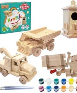 Kit de Carpintería Kraftic para Niños y Adultos, con 3