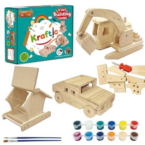 Kit de Construcción de Carpintería Kraftic -Clear