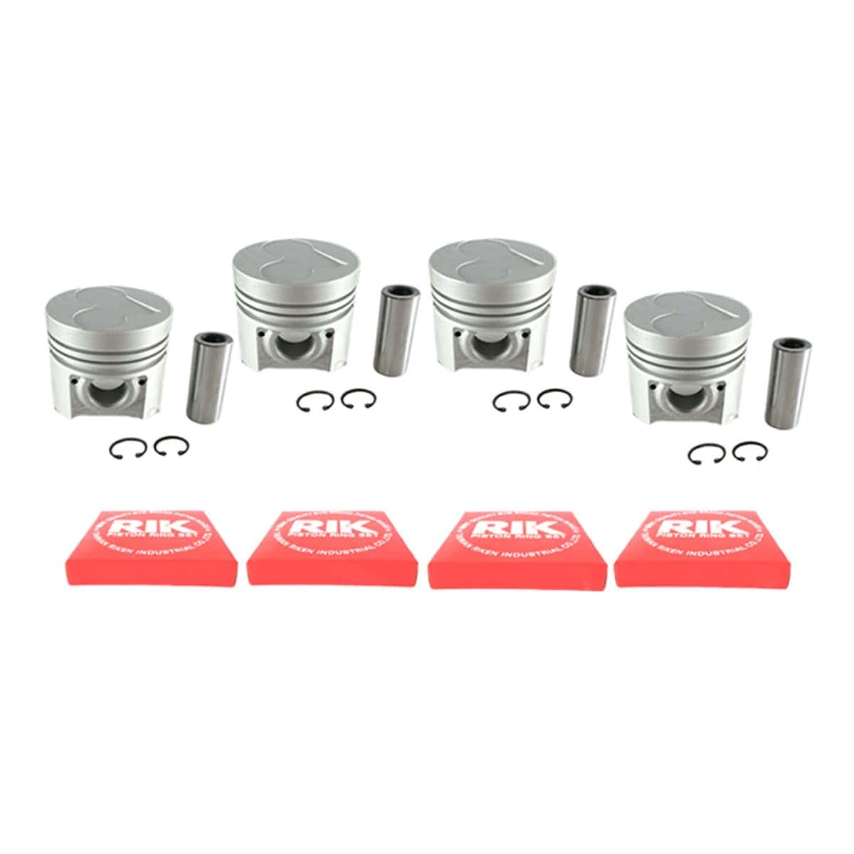 Juego de Pistones + Anillos STD 80mm para KUBOTA V1903 x 4