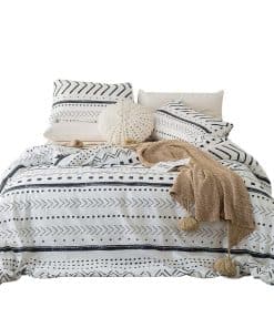 YuHeGuoJi Juego de Funda de Edredón Bohemio Azteca Queen