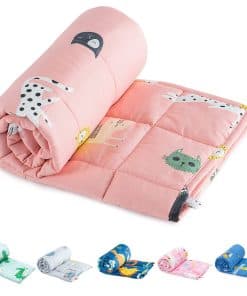 Manta Ponderada Sivio, Manta Pesada de Algodón con Cuentas