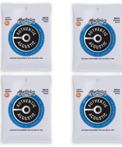 Paquete de 4 cuerdas de guitarra acústica Martin MA545